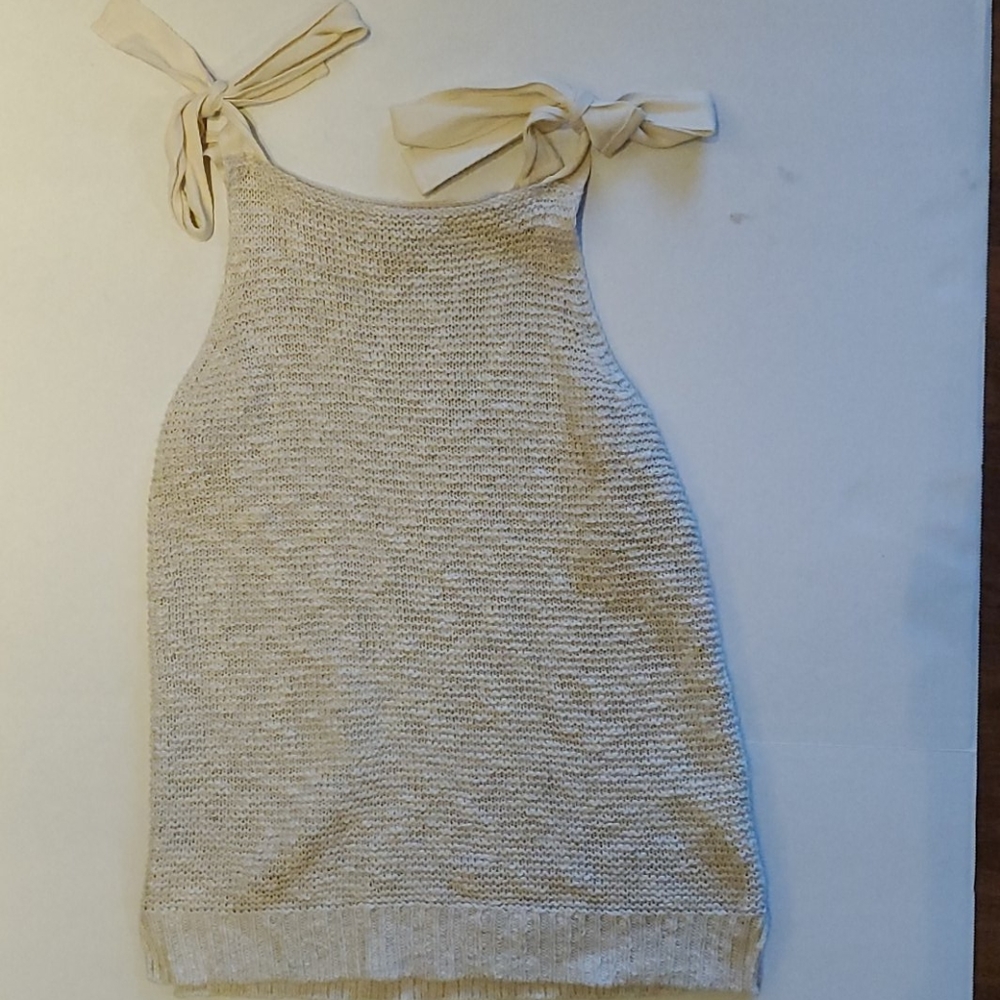 Madewell Texture & Thread Tie-shoulder Tank Top